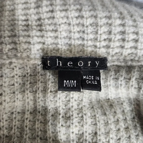 Theory Cashmere Short Sleeve Sweater Jacket M - Picture 10 of 10